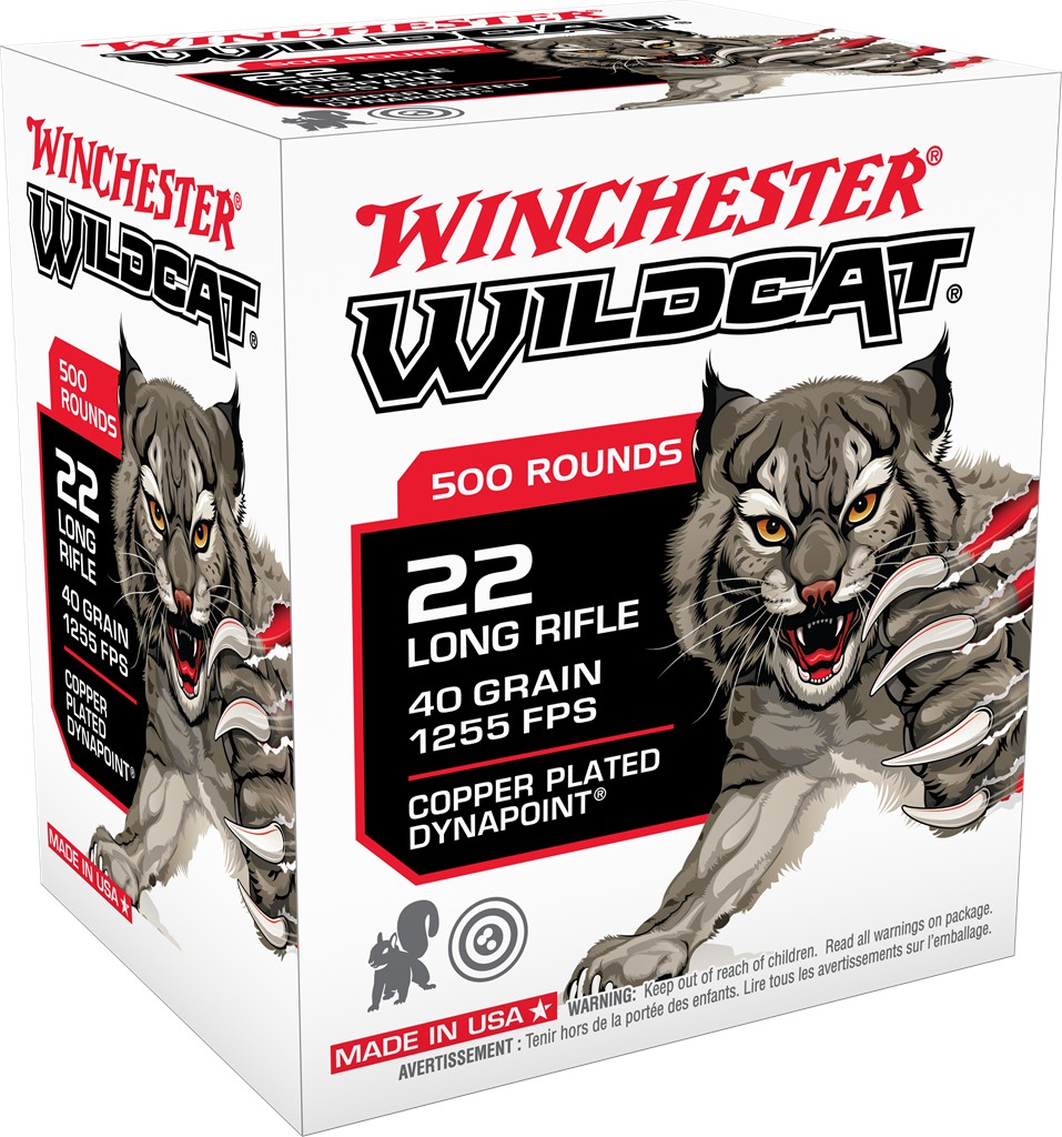 WIN WILDCAT 22LR 40GR DYNA 500 - 556 Black Friday Promotion